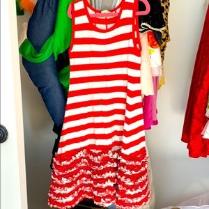 Christmas Candy Cane Dress Size 8